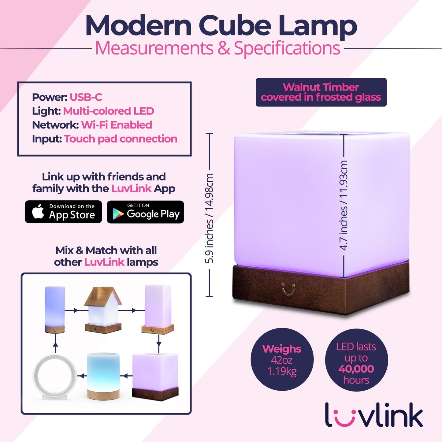 Cube Friendship Lamp